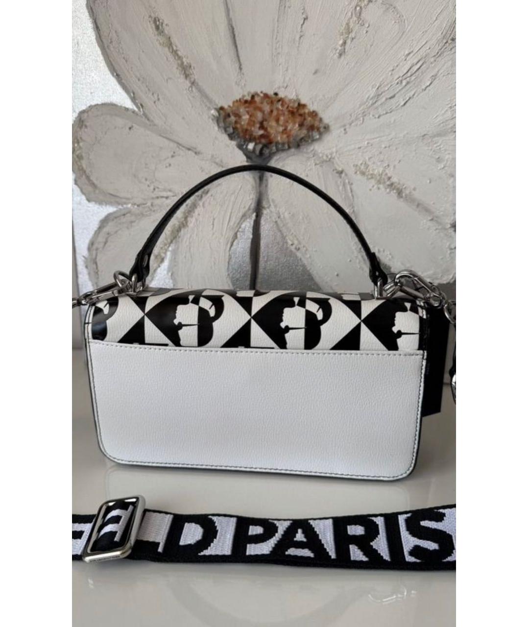 KARL LAGERFELD Мульти кожаная сумка с короткими ручками, фото 5