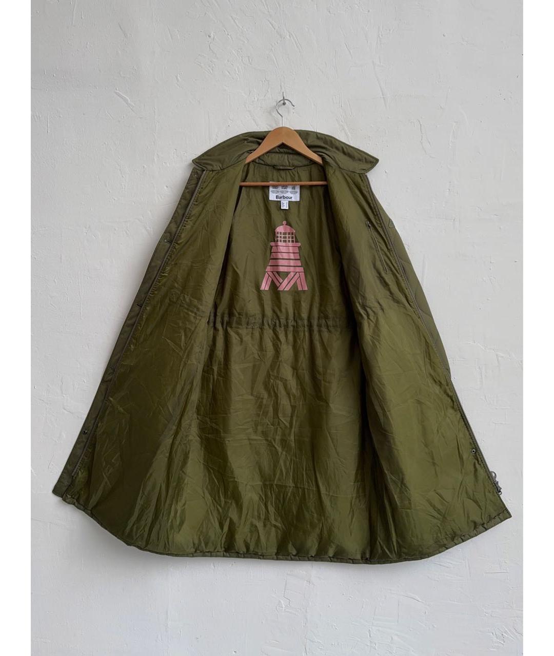 BARBOUR Зеленая полиэстеровая куртка, фото 6