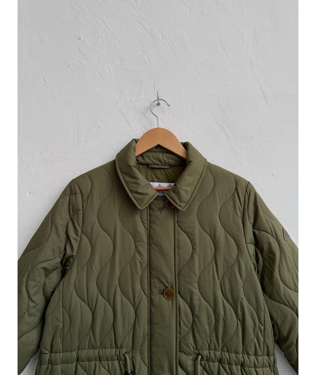 BARBOUR Зеленая полиэстеровая куртка, фото 4