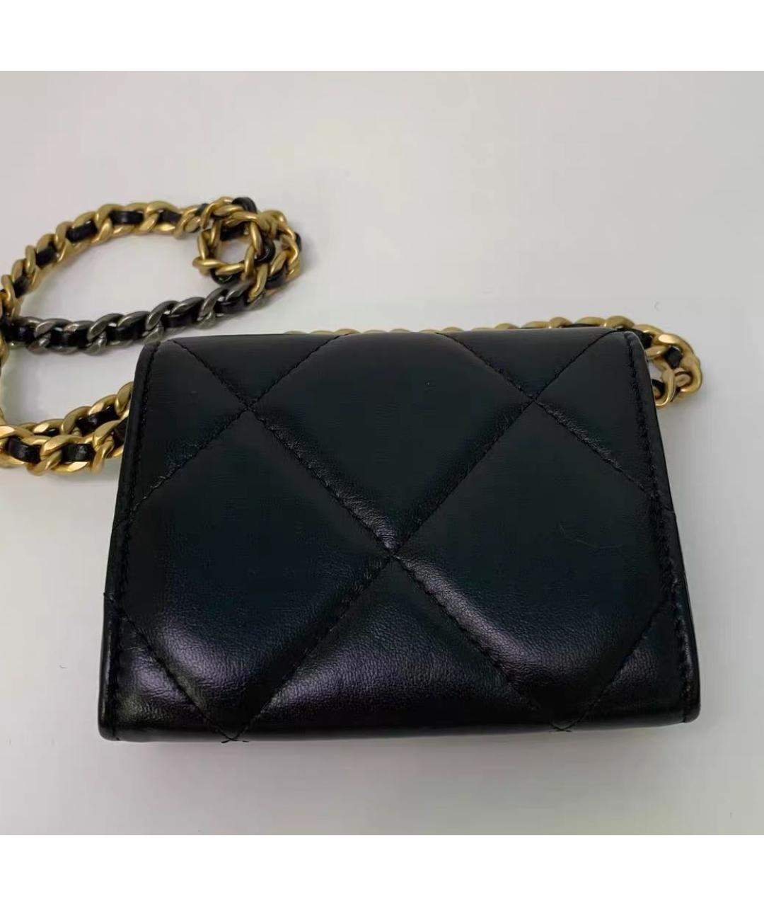 CHANEL Черная кожаная сумка через плечо, фото 4