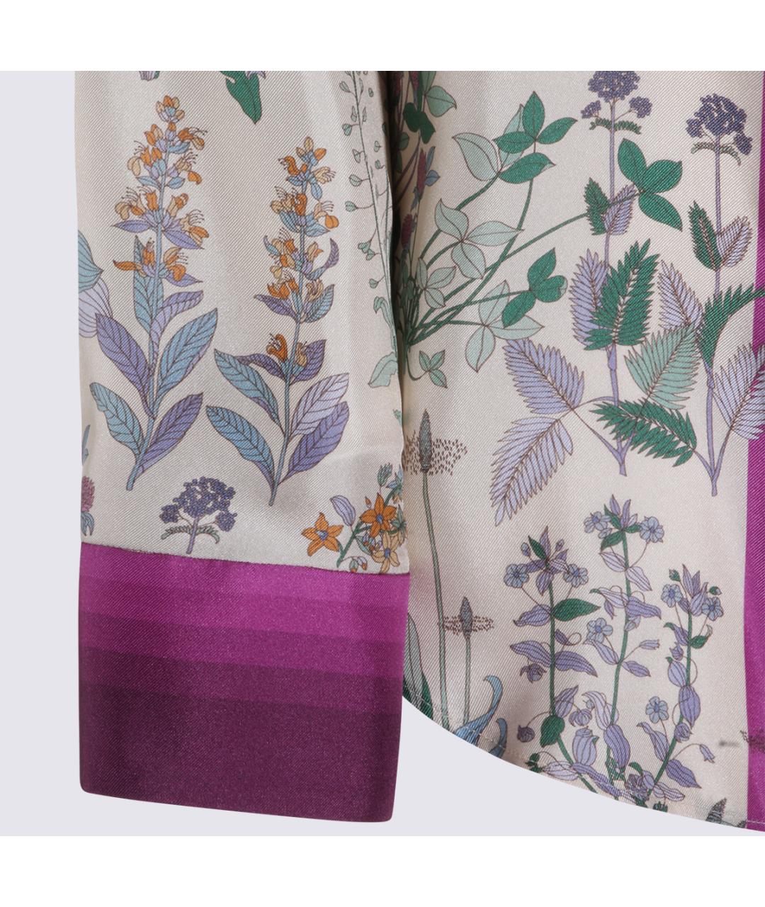 GUCCI Мульти шелковая рубашка, фото 4