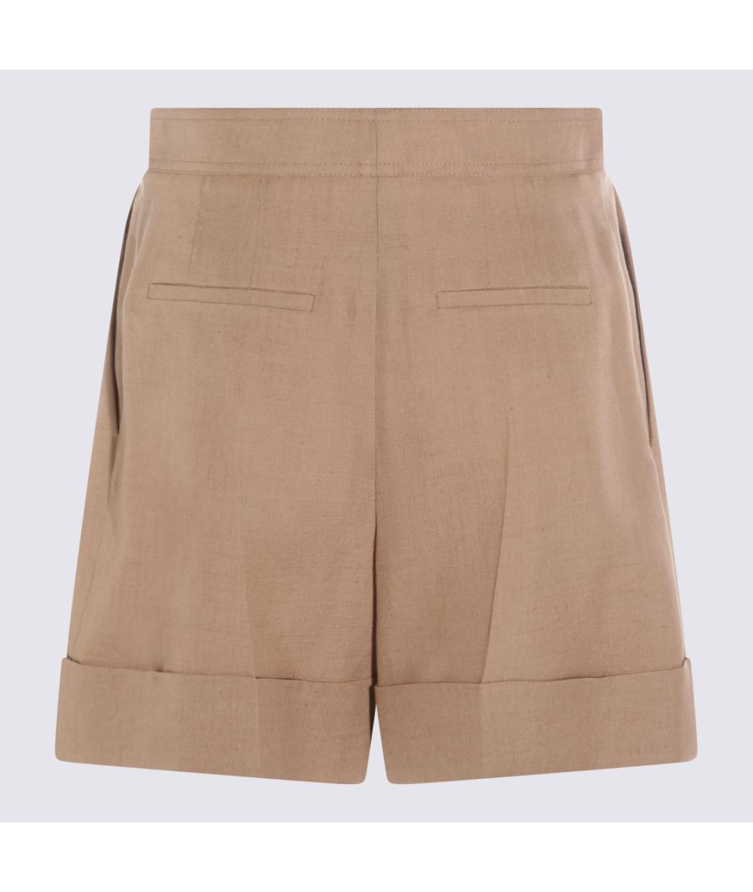 VALENTINO Бежевые хлопковые шорты, фото 2