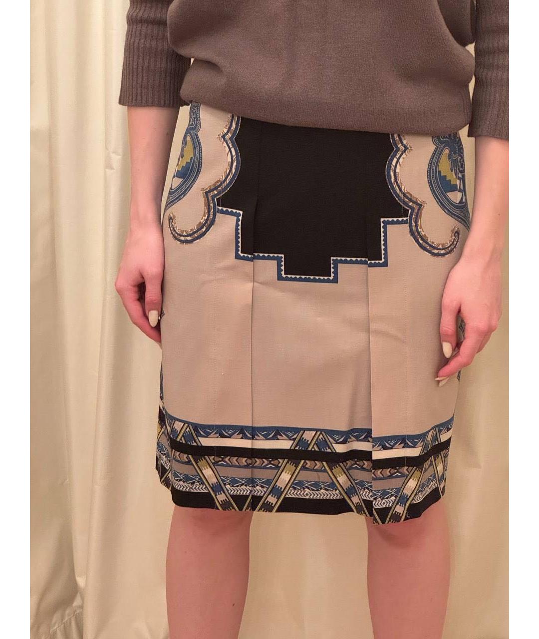 ETRO Мульти хлопковая юбка миди, фото 2
