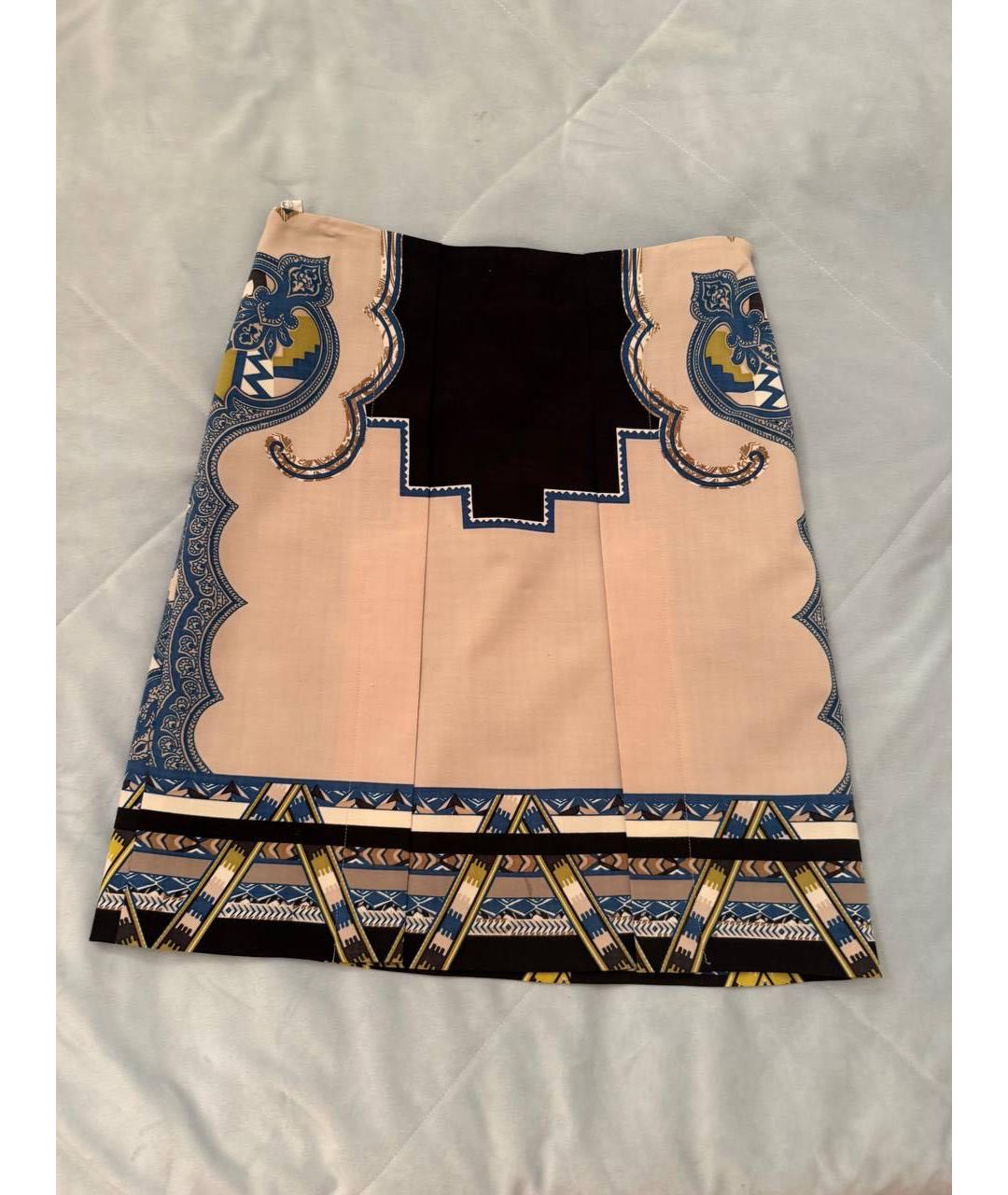 ETRO Мульти хлопковая юбка миди, фото 5