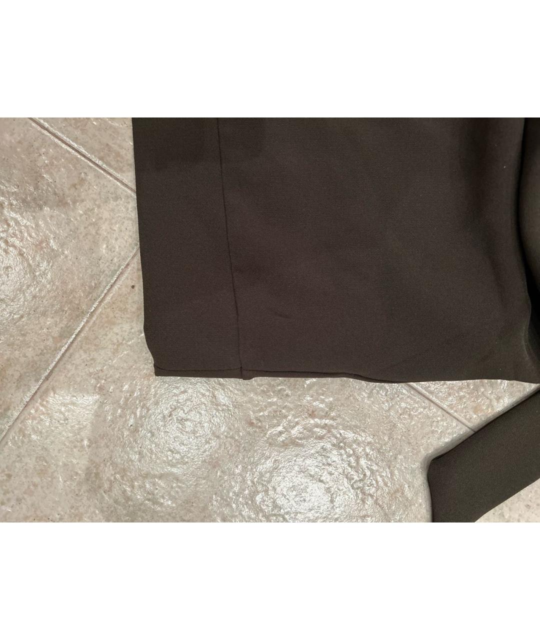 P.A.R.O.S.H. Антрацитовое полиэстеровое повседневное платье, фото 5