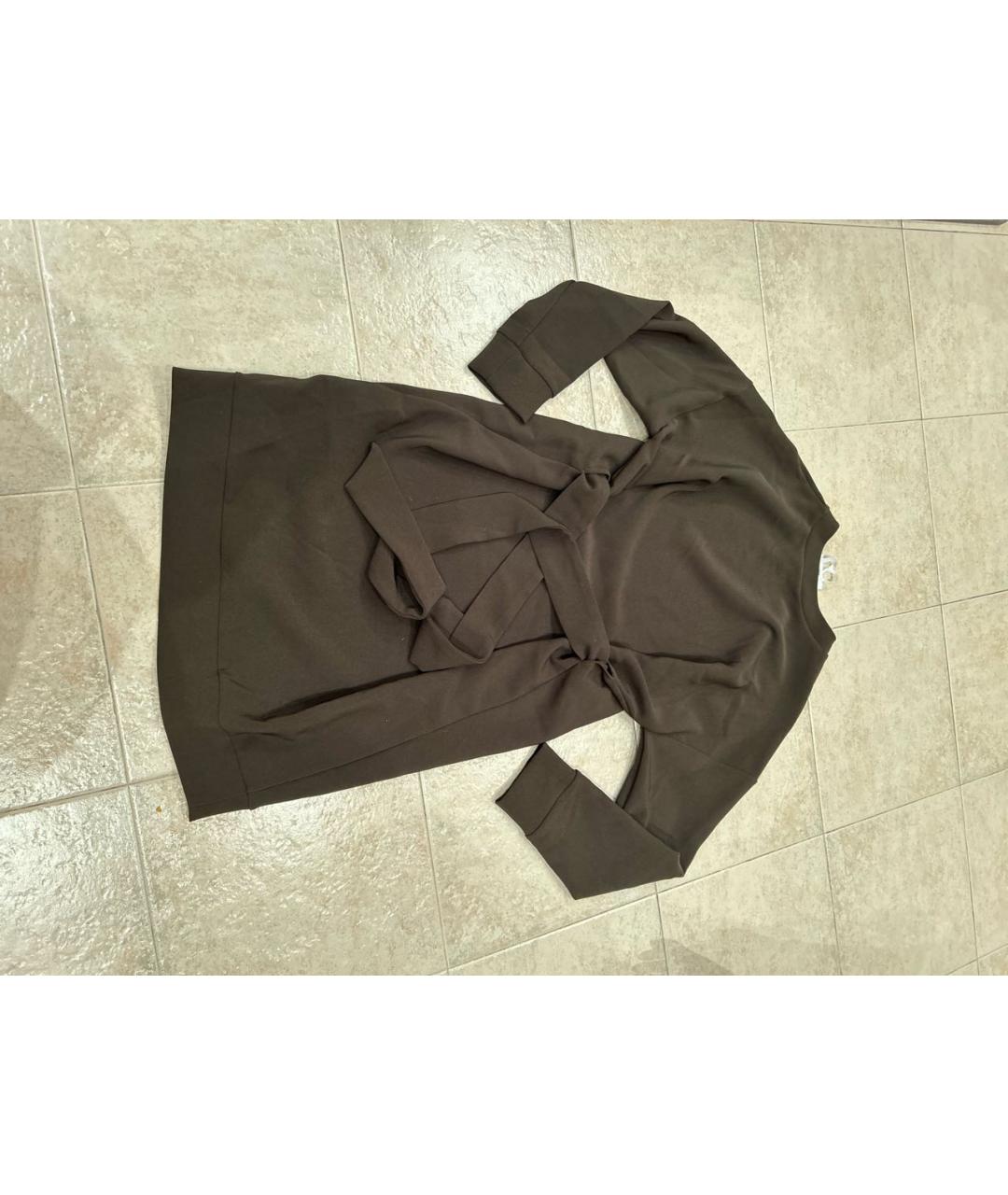 P.A.R.O.S.H. Антрацитовое полиэстеровое повседневное платье, фото 2