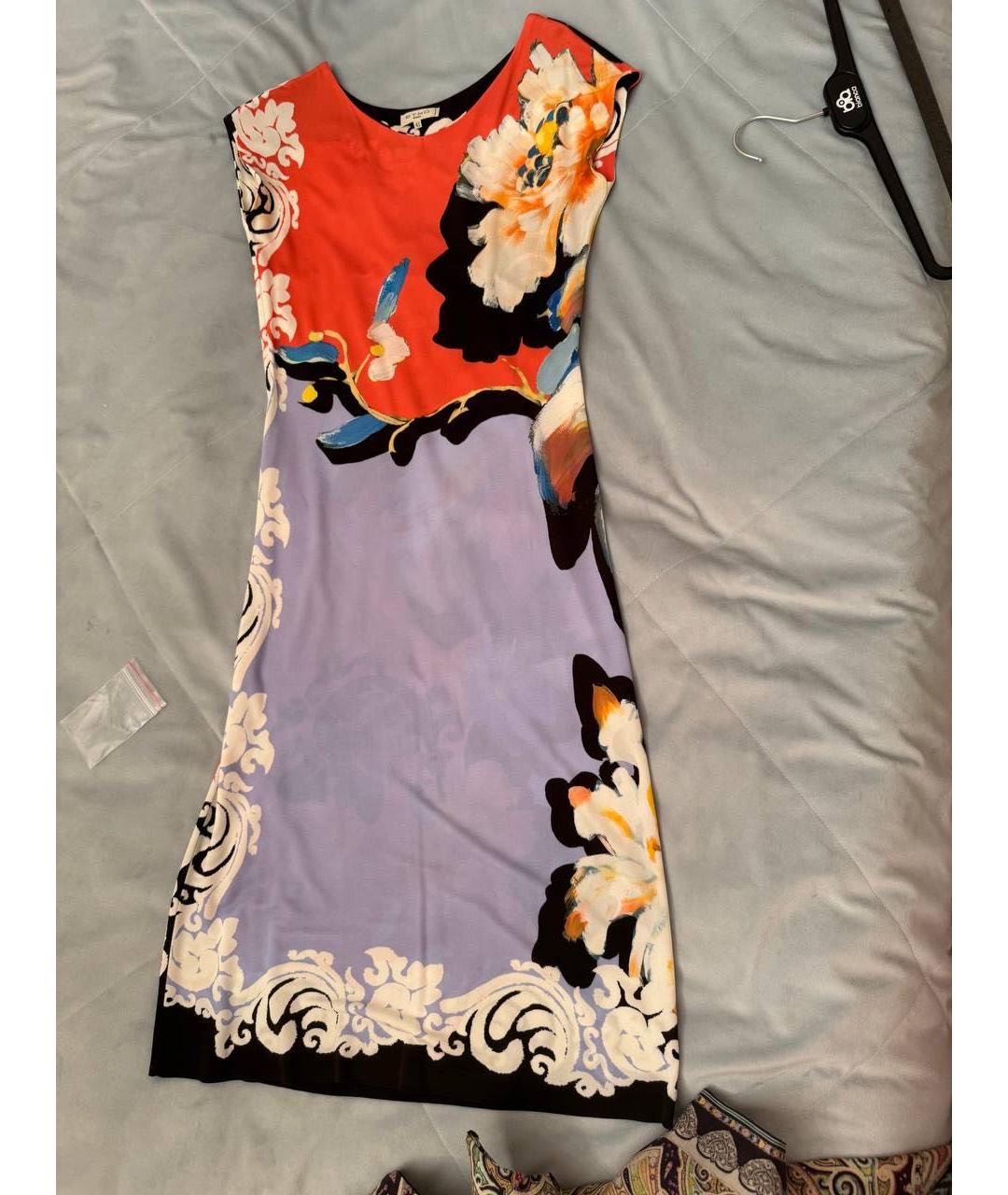 ETRO Мульти хлопковое повседневное платье, фото 4