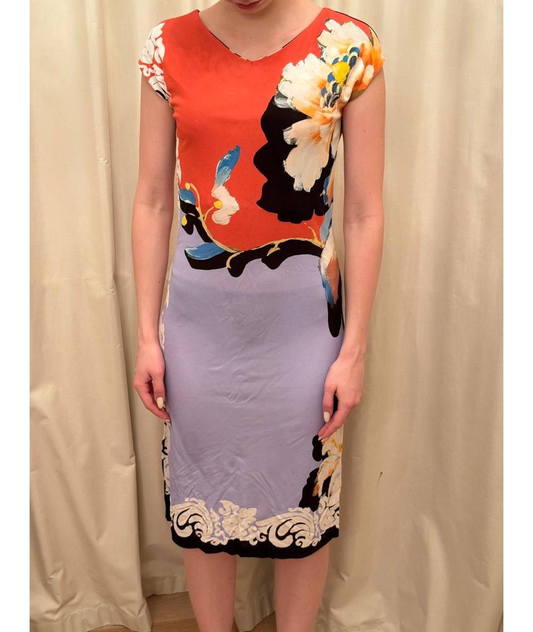 ETRO Мульти хлопковое повседневное платье, фото 6