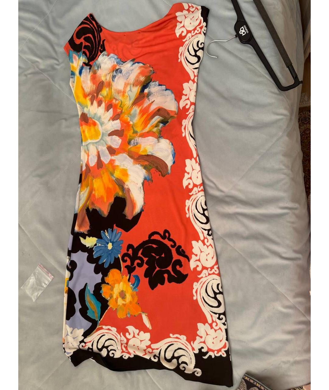 ETRO Мульти хлопковое повседневное платье, фото 3