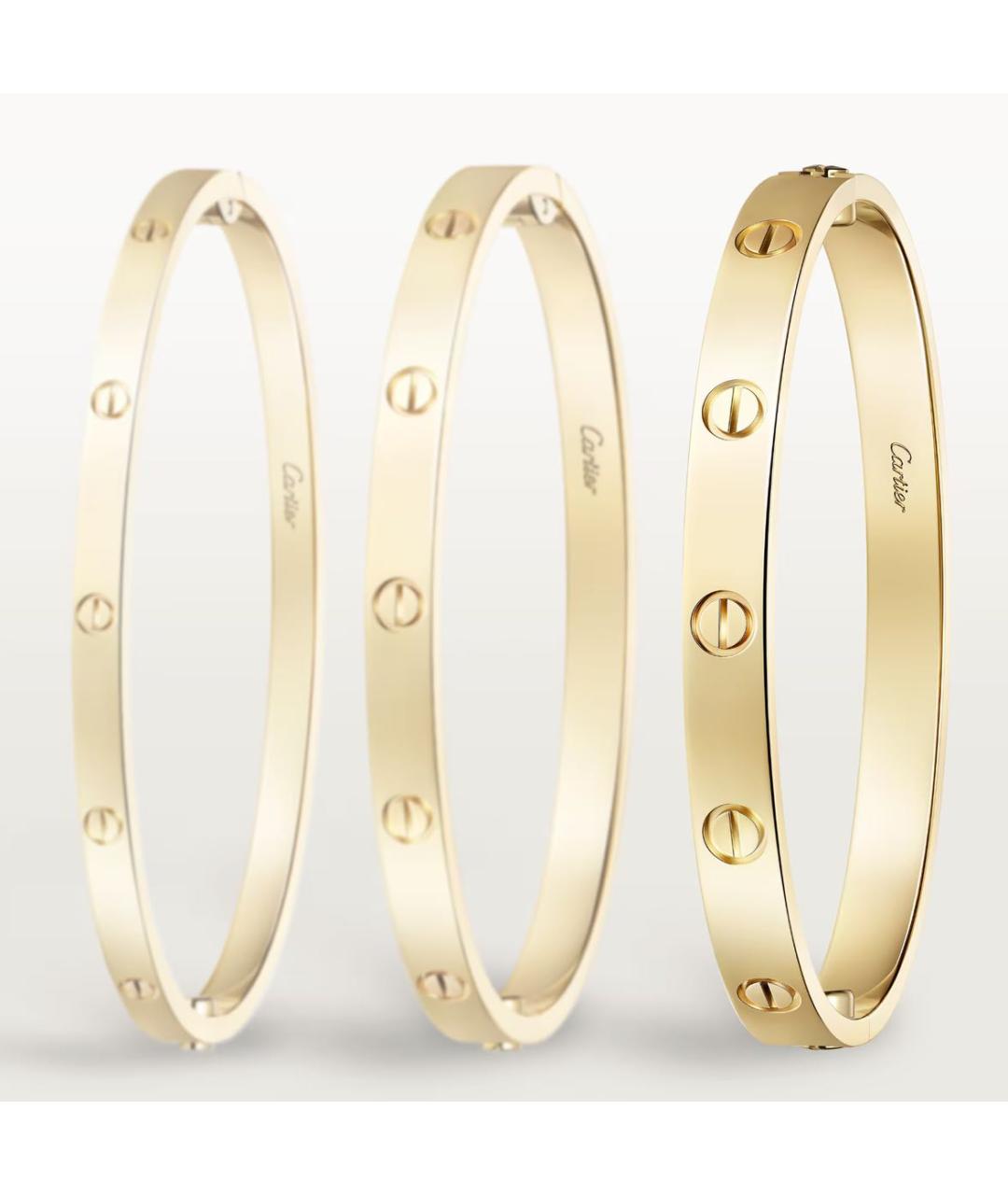 CARTIER Золотой браслет из желтого золота, фото 3