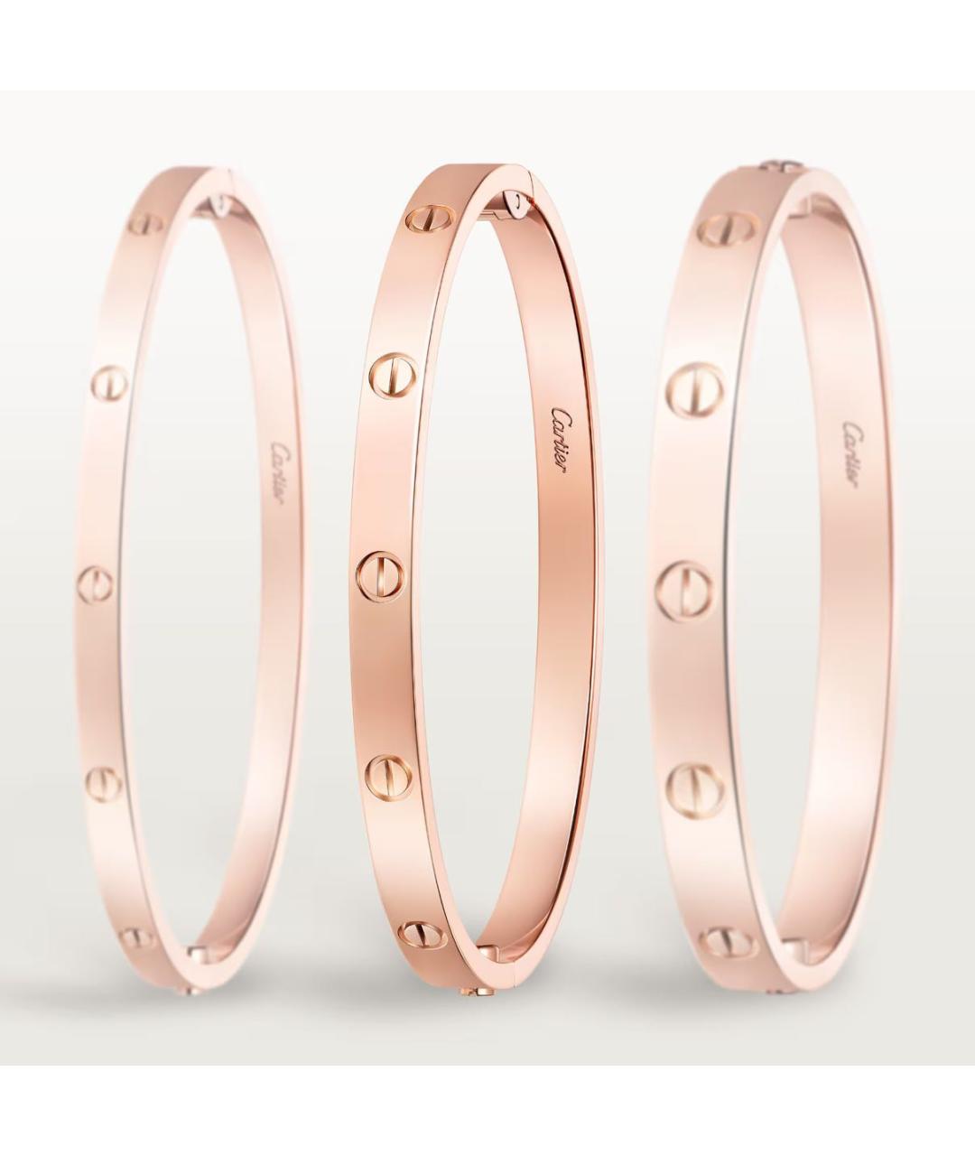 CARTIER Золотой браслет из розового золота, фото 2