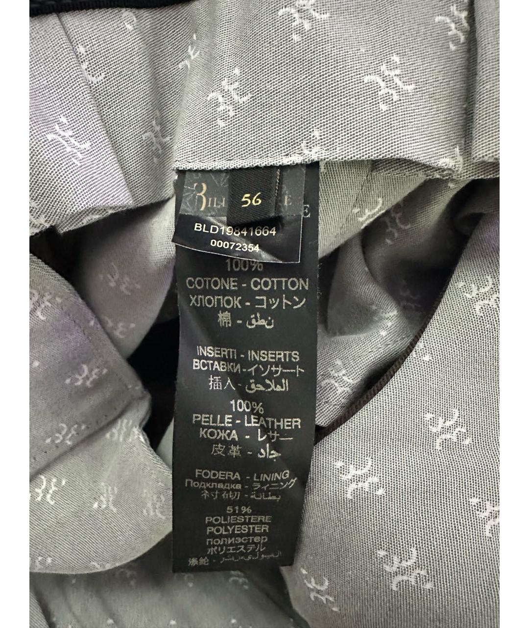 BILLIONAIRE Коричневые хлопковые повседневные брюки, фото 5