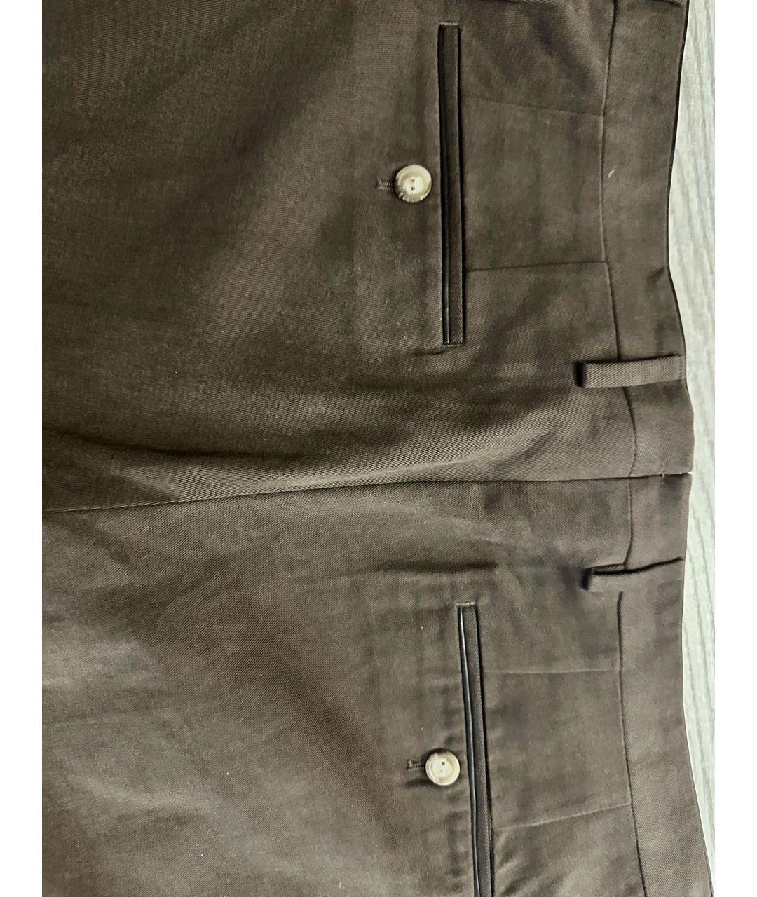 BILLIONAIRE Коричневые хлопковые повседневные брюки, фото 4