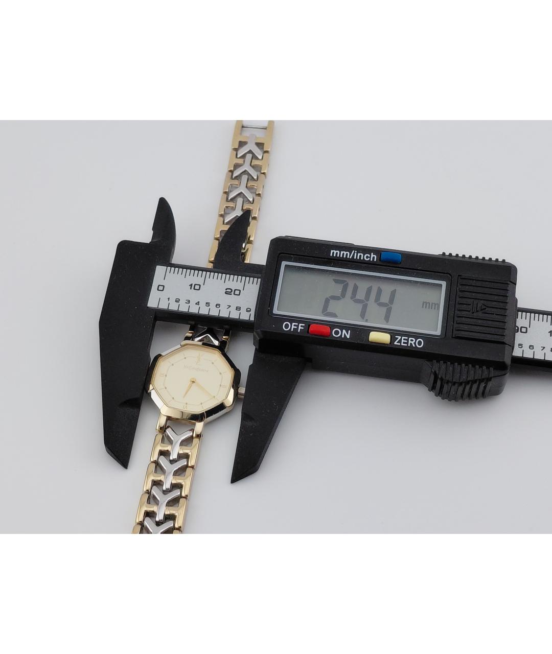 SAINT LAURENT Серебряные стальные часы, фото 7