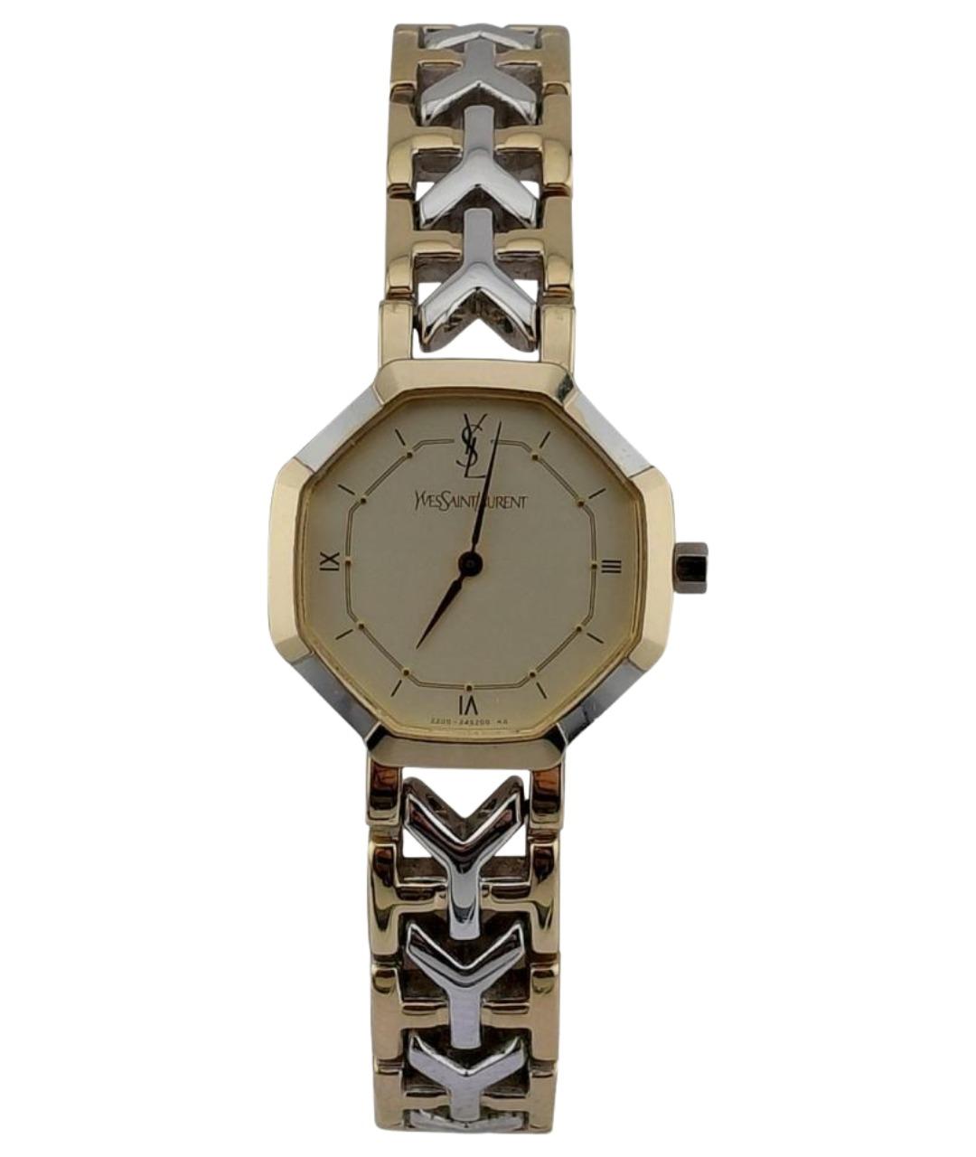 SAINT LAURENT Серебряные стальные часы, фото 1