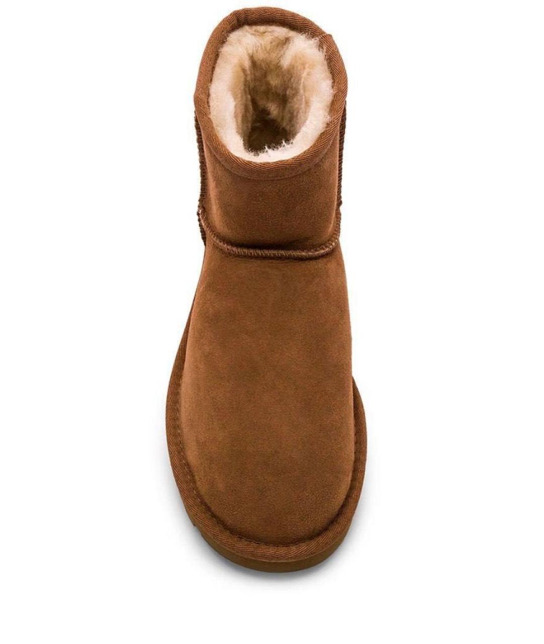 UGG AUSTRALIA Коричневые замшевые ботинки, фото 2