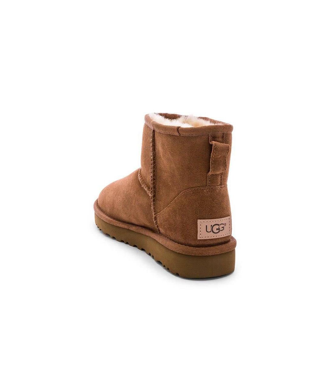 UGG AUSTRALIA Коричневые замшевые ботинки, фото 4