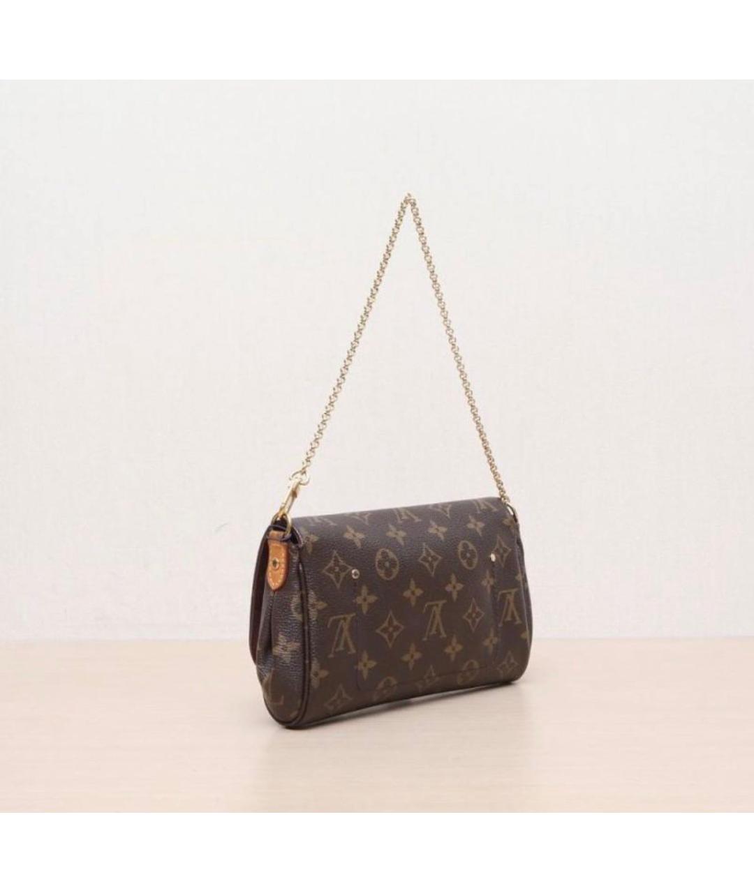 LOUIS VUITTON Коричневая сумка через плечо, фото 6