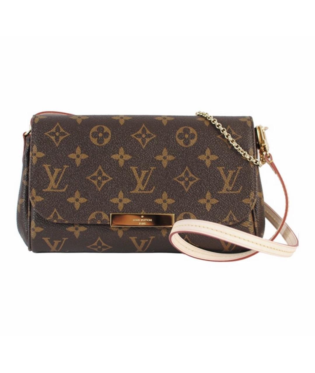 LOUIS VUITTON Коричневая сумка через плечо, фото 9