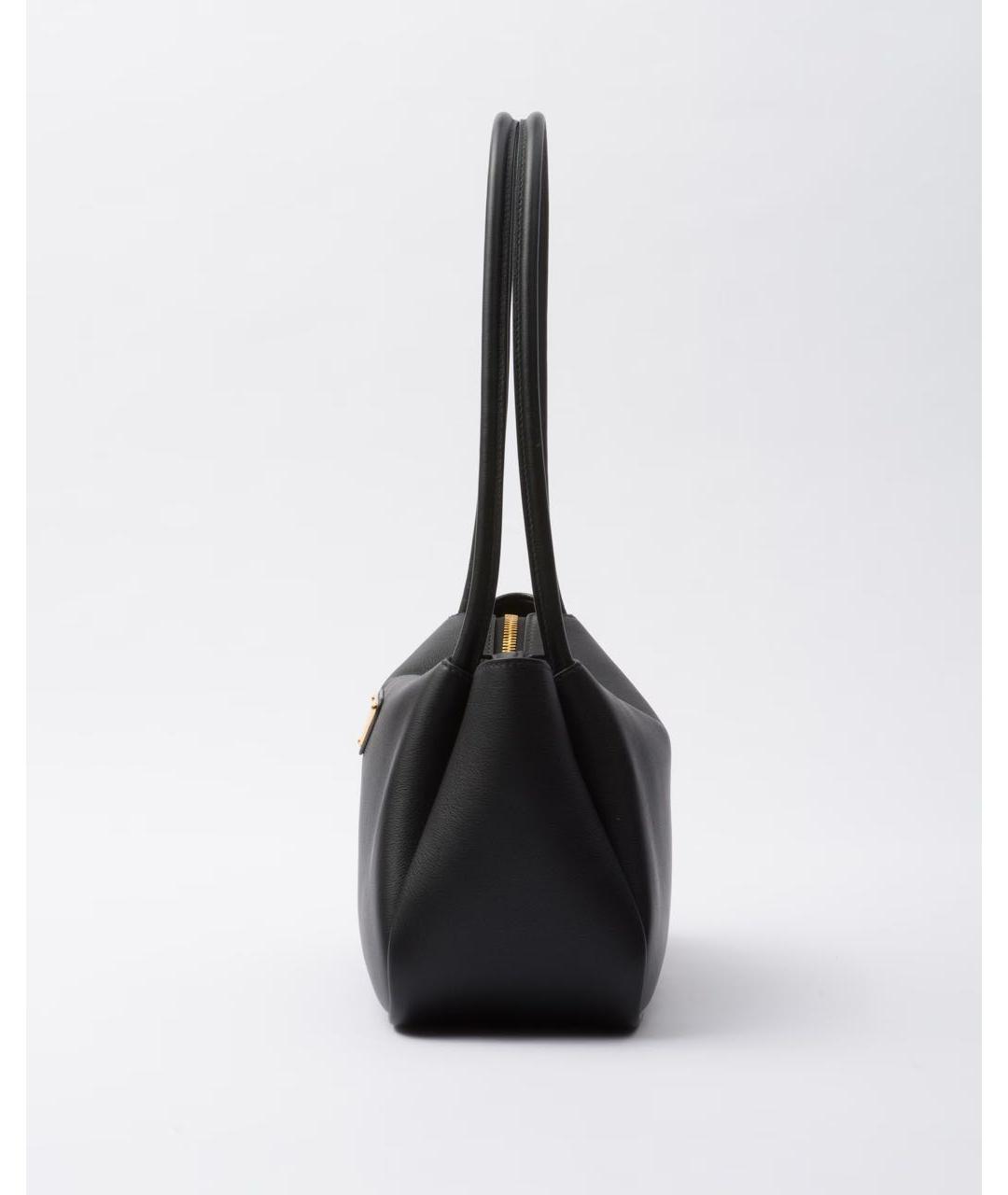 PRADA Черная кожаная сумка через плечо, фото 6