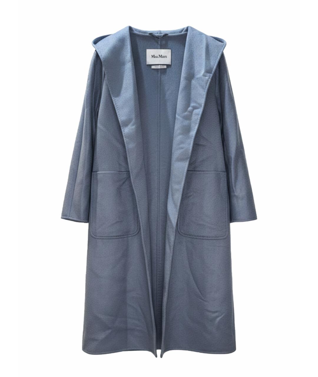 MAX MARA Голубое кашемировое пальто, фото 1