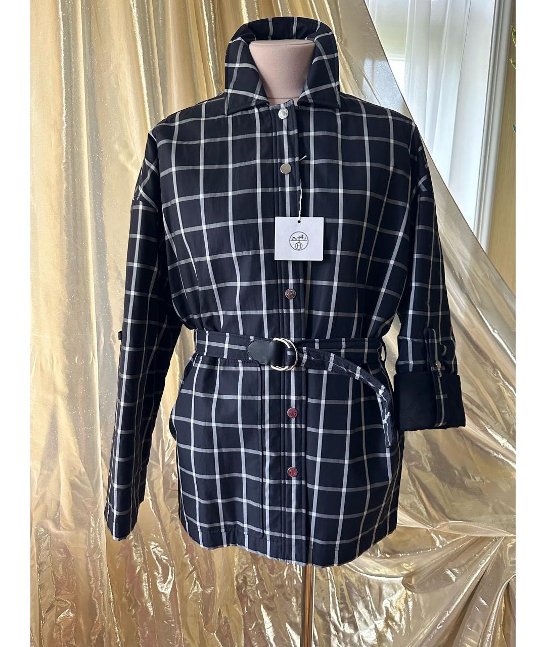 HERMES Черная куртка, фото 8