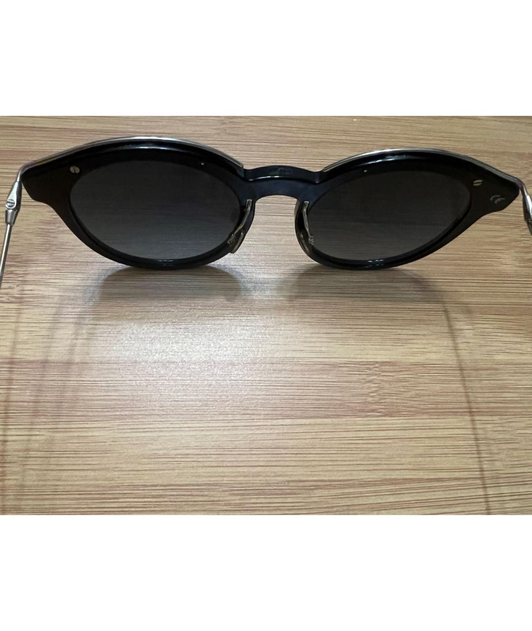 CHRISTIAN DIOR Черные пластиковые солнцезащитные очки, фото 2