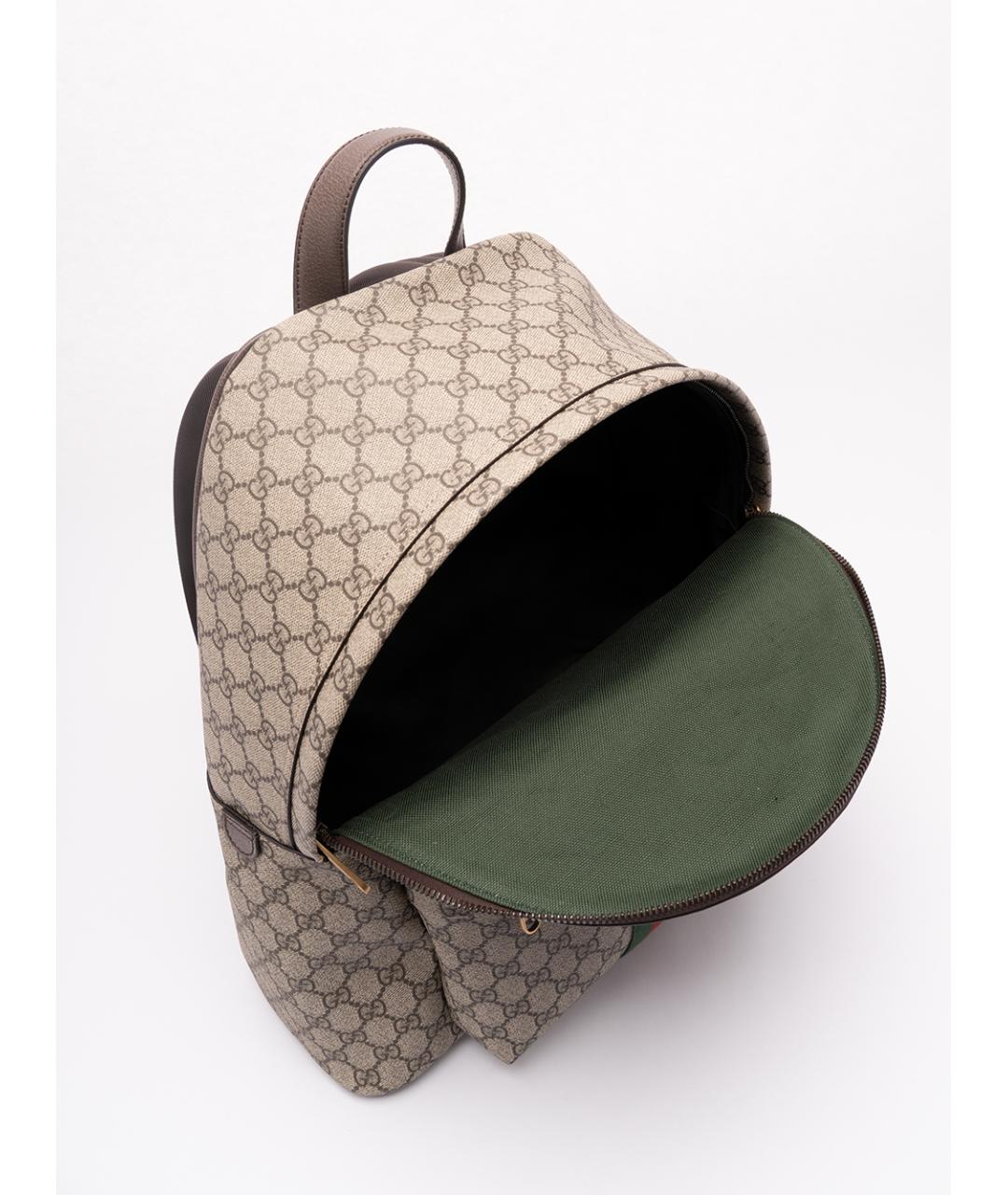GUCCI Бежевый тканевый рюкзак, фото 8