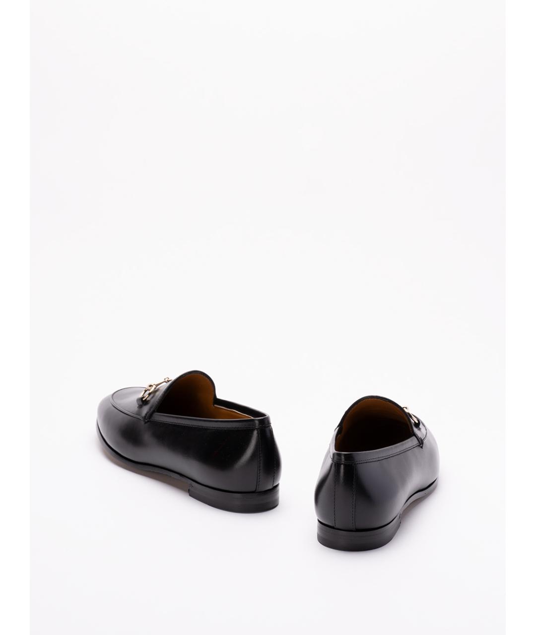 GUCCI Черные кожаные лоферы, фото 3