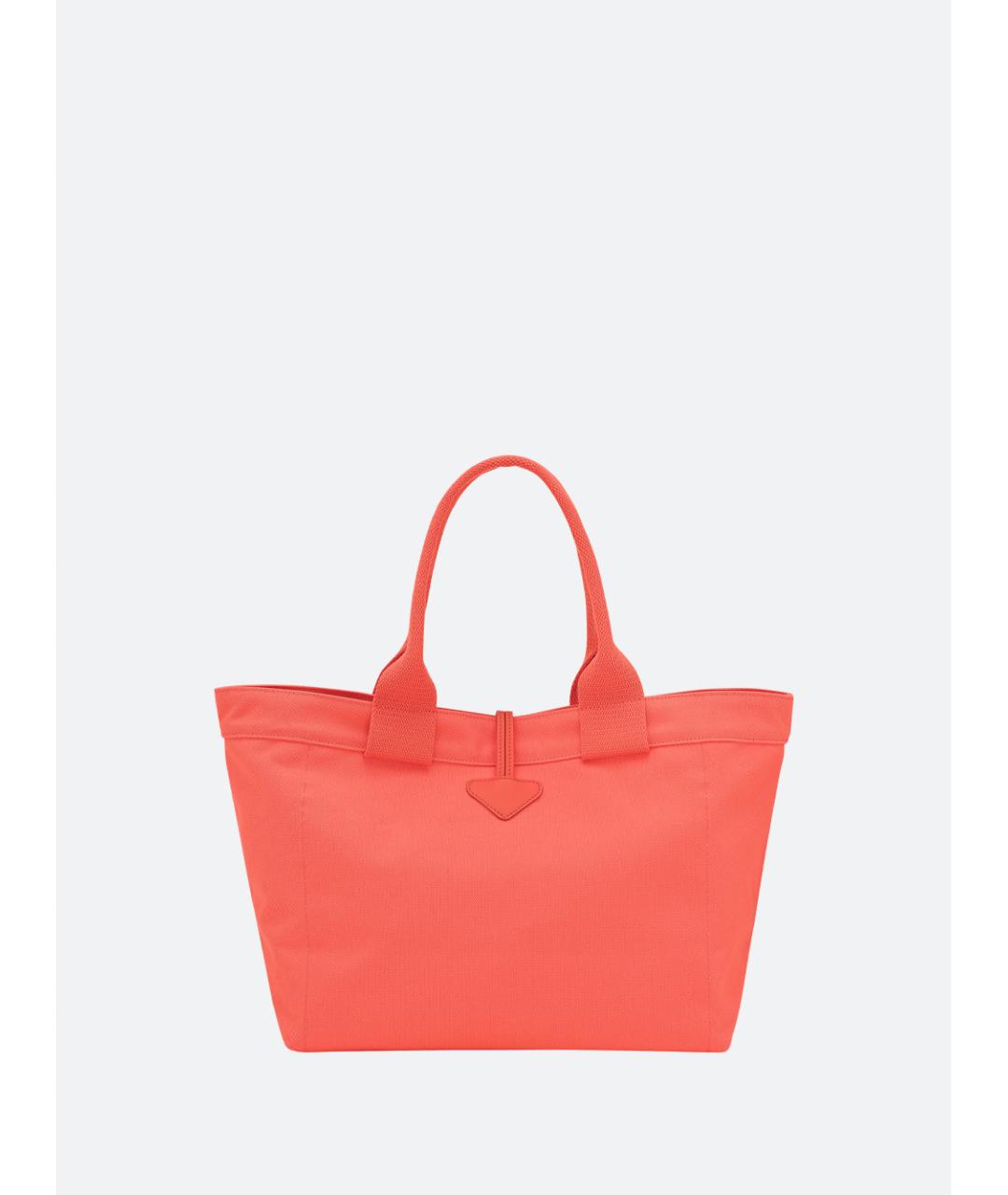 LONGCHAMP Розовая тканевая сумка тоут, фото 2