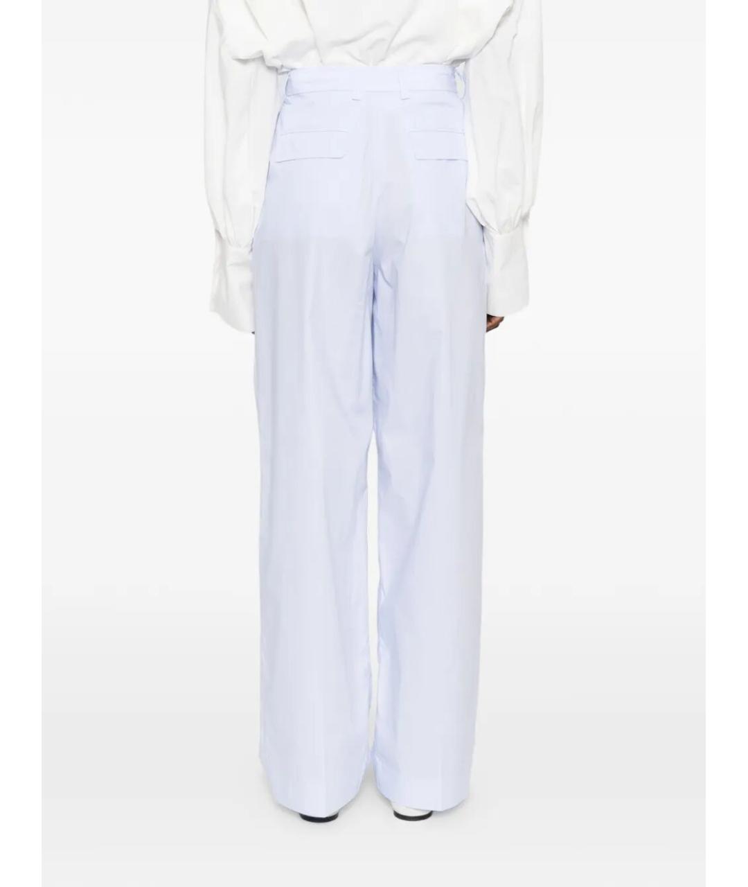 THELATEST Синие хлопковые брюки широкие, фото 5