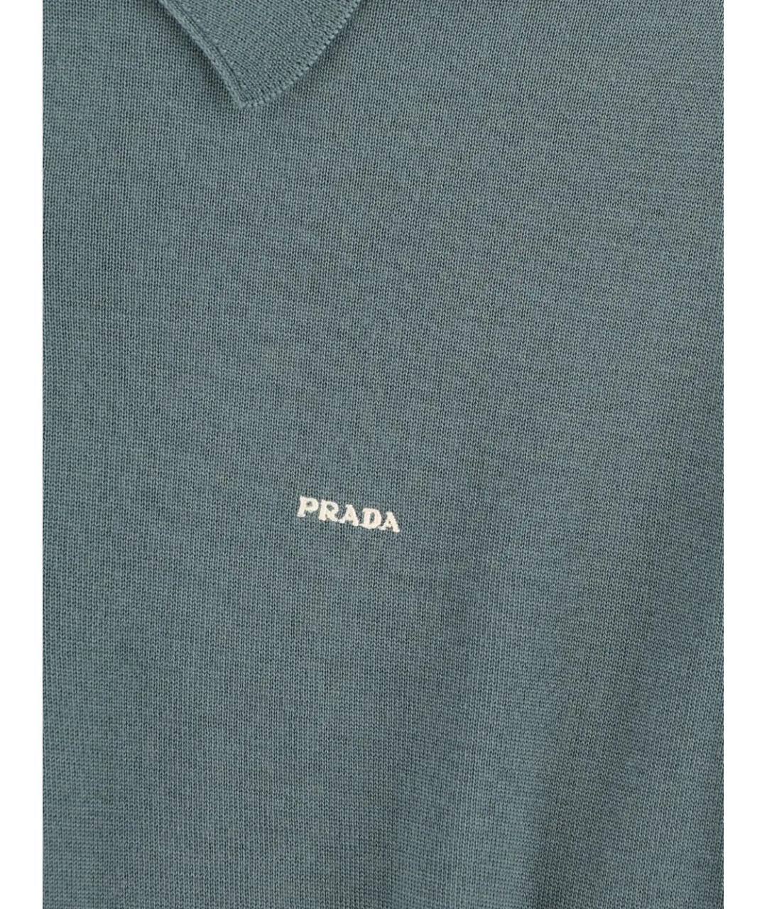 PRADA Зеленые поло с коротким рукавом, фото 4