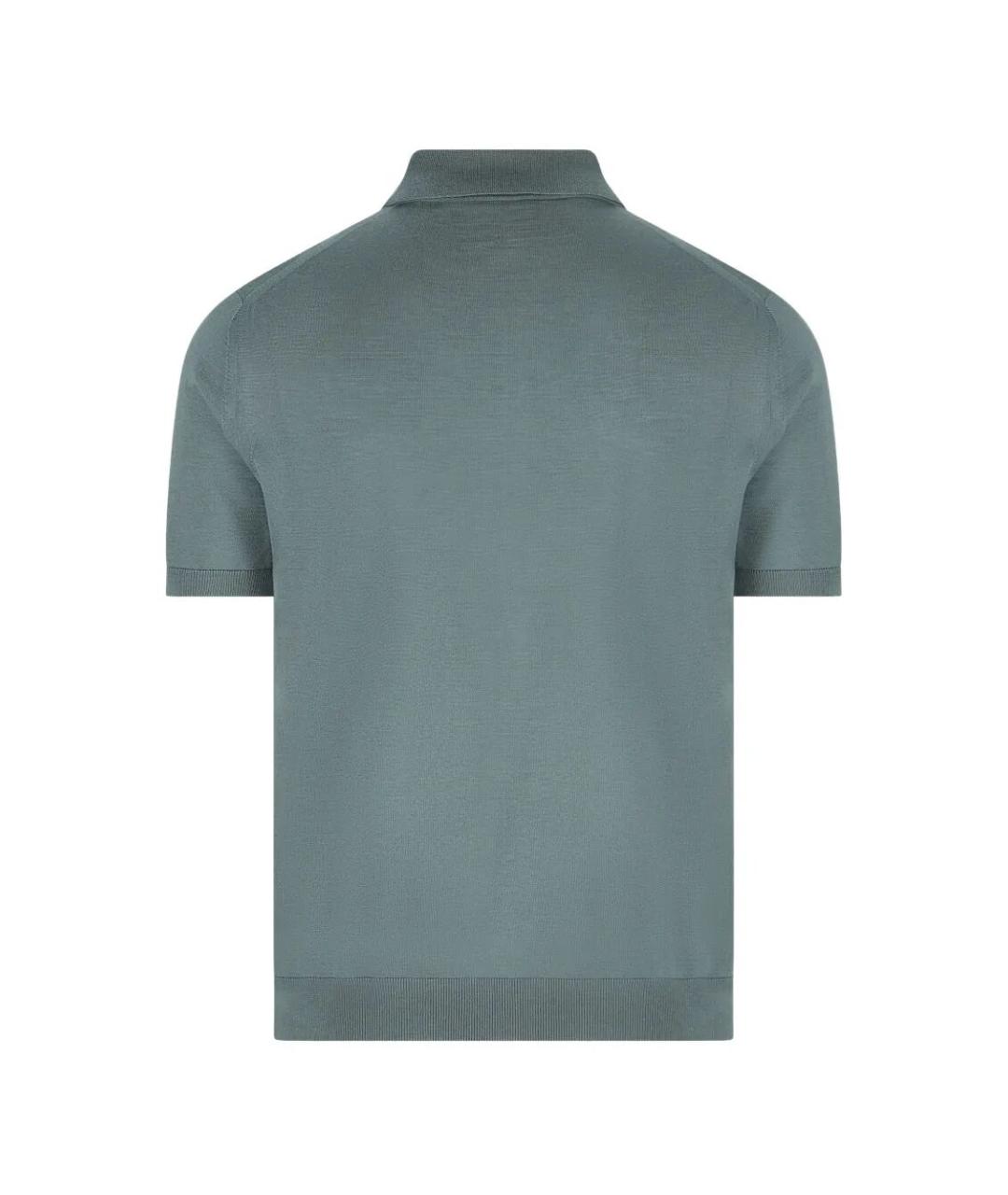 PRADA Зеленые поло с коротким рукавом, фото 2