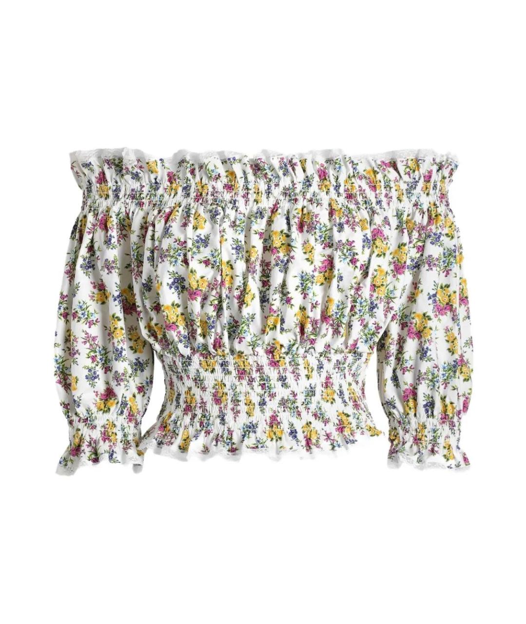 DOLCE&GABBANA Мульти хлопковая блузы, фото 1