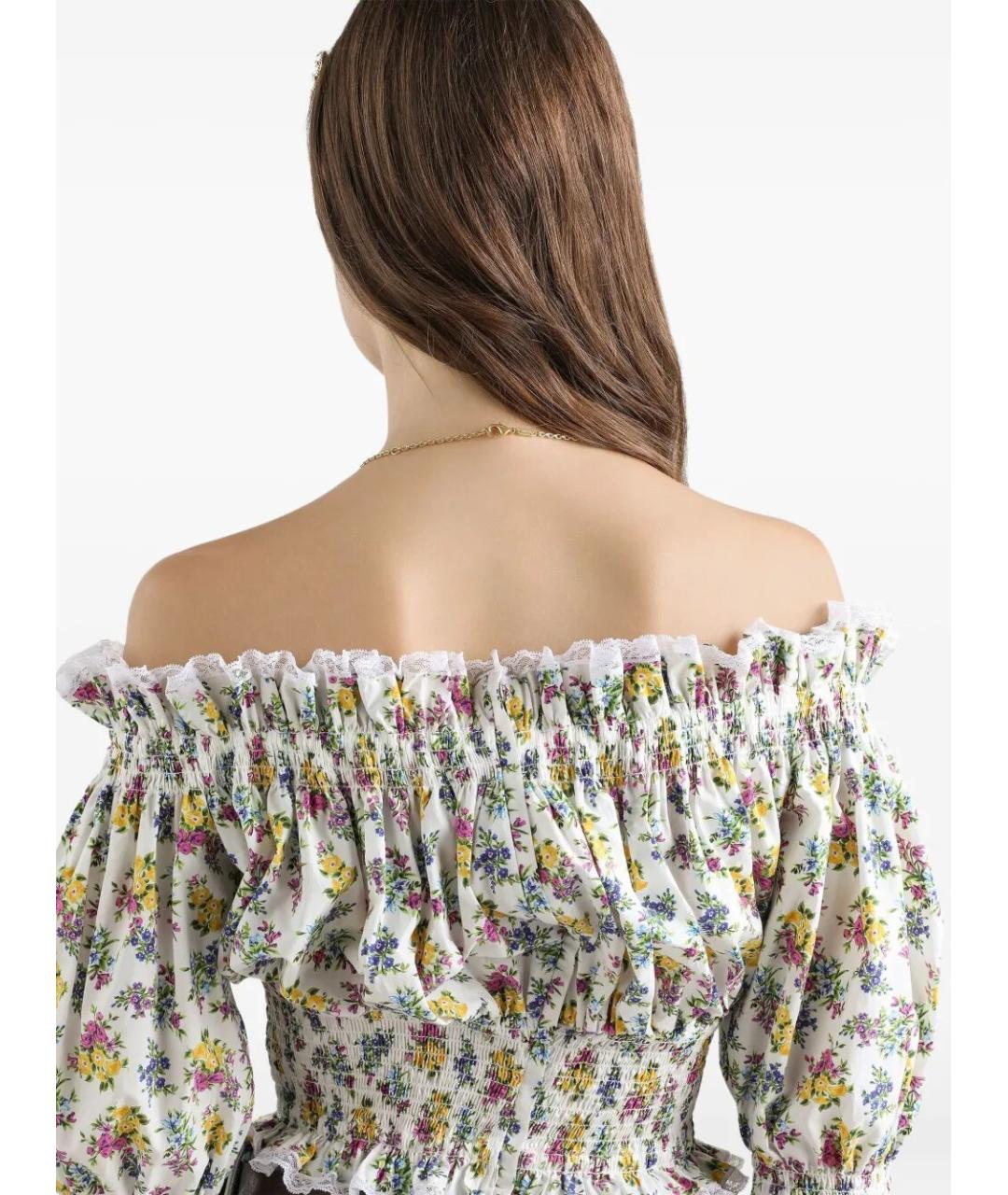 DOLCE&GABBANA Мульти хлопковая блузы, фото 3