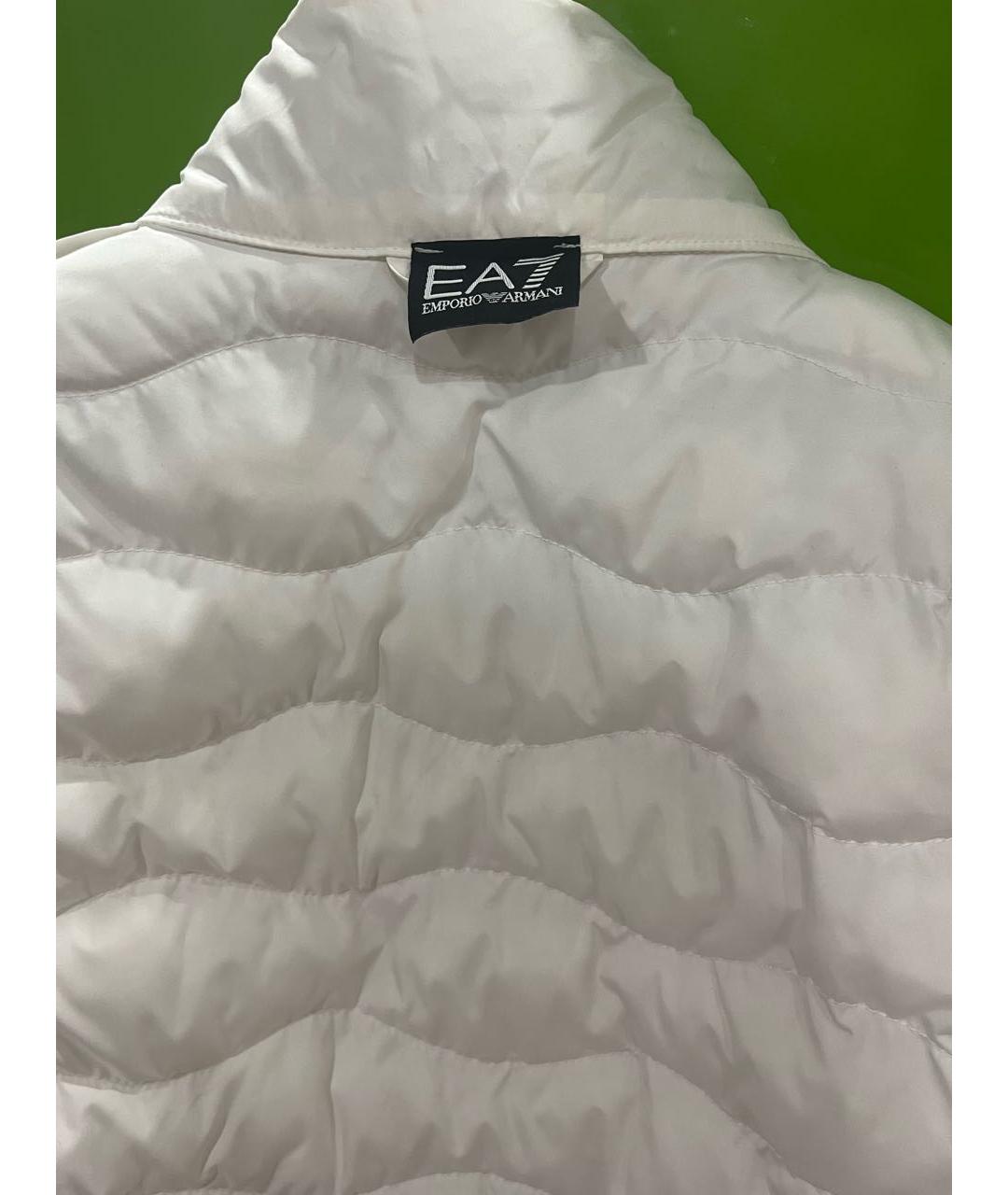 EMPORIO ARMANI Белый полиэстеровый жилет, фото 3