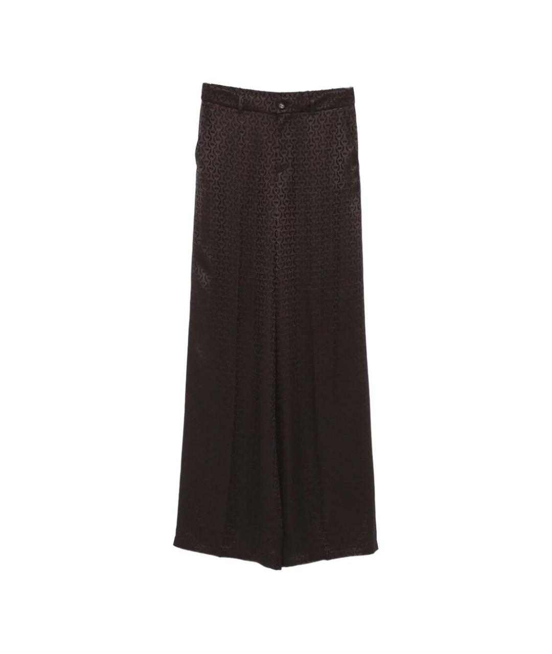 GUCCI Коричневые брюки широкие, фото 1