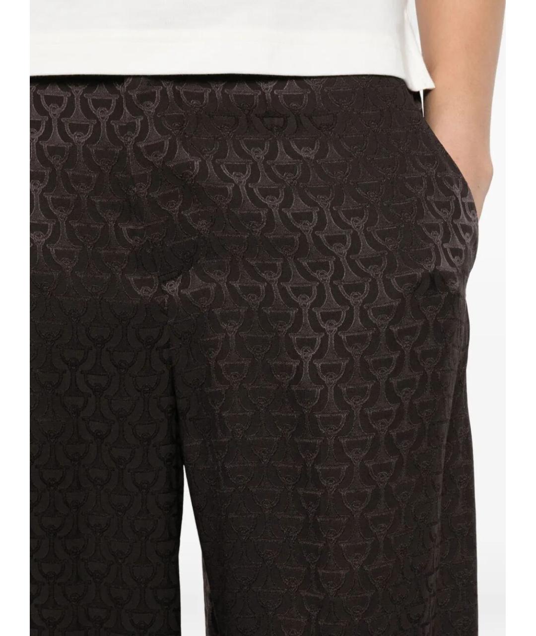 GUCCI Коричневые брюки широкие, фото 3