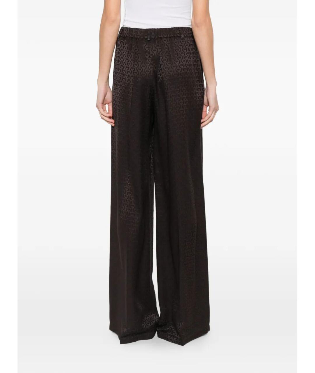 GUCCI Коричневые брюки широкие, фото 5