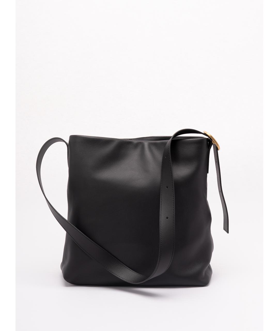 LOEWE Черная кожаная сумка через плечо, фото 2
