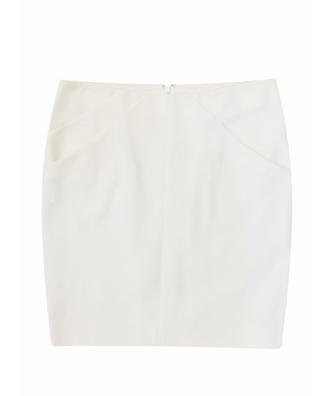 DIANE VON FURSTENBERG Белая полиэстеровая юбка мини, фото 1
