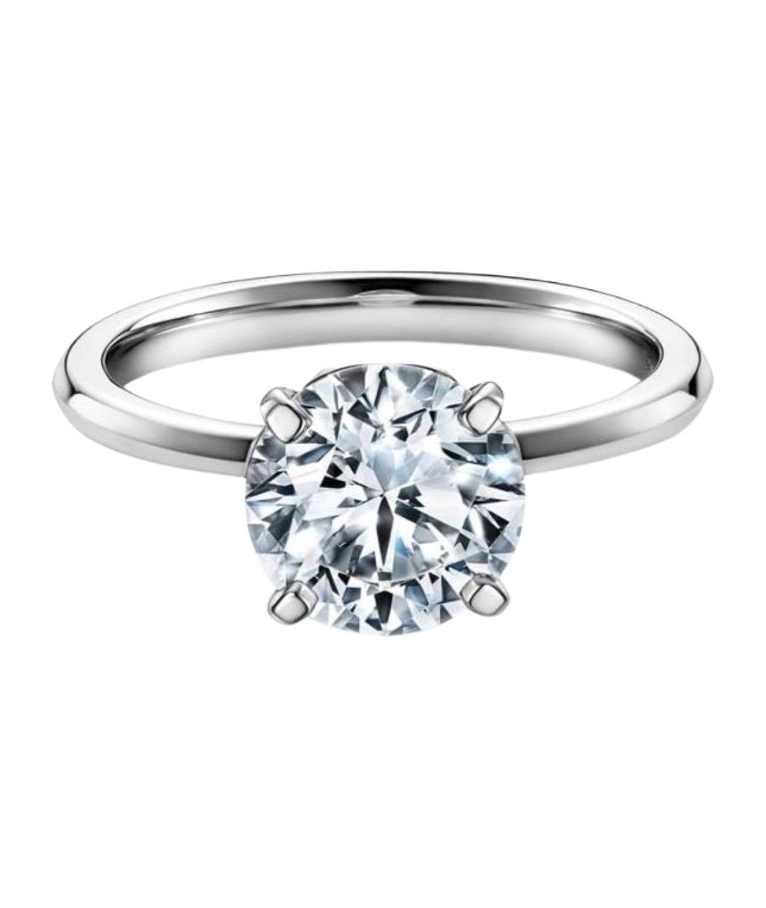 DE BEERS Белое платиновое кольцо, фото 1