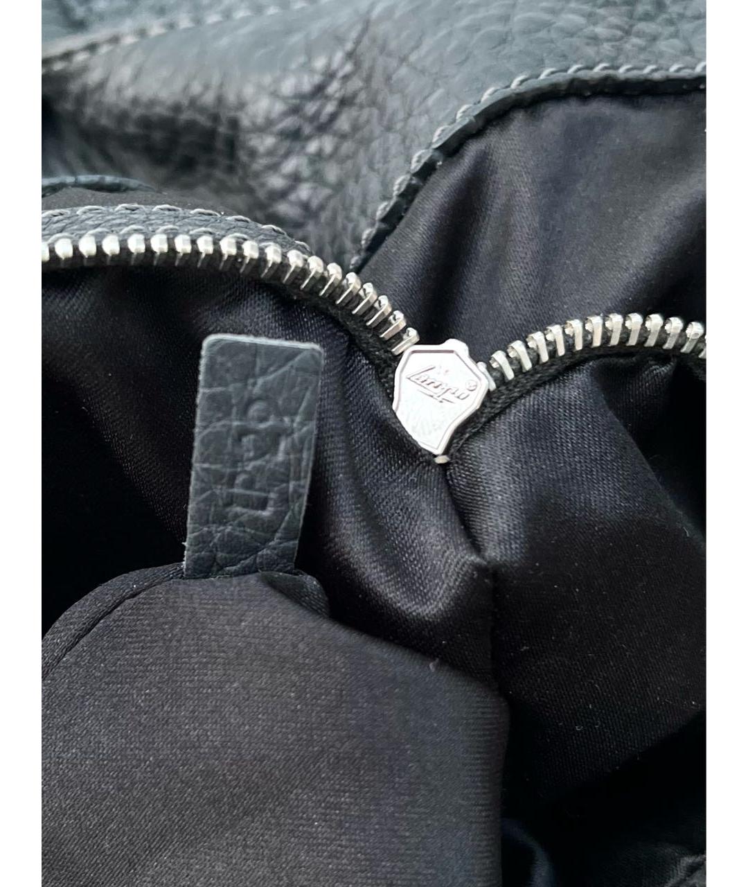 TOD'S Темно-синяя кожаная сумка с короткими ручками, фото 7