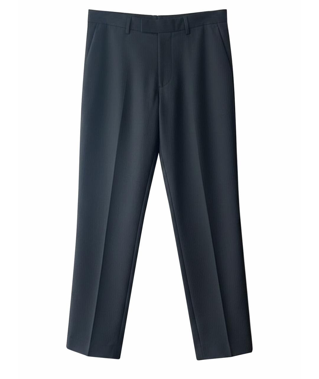 HUGO BOSS Черные шерстяные классические брюки, фото 1