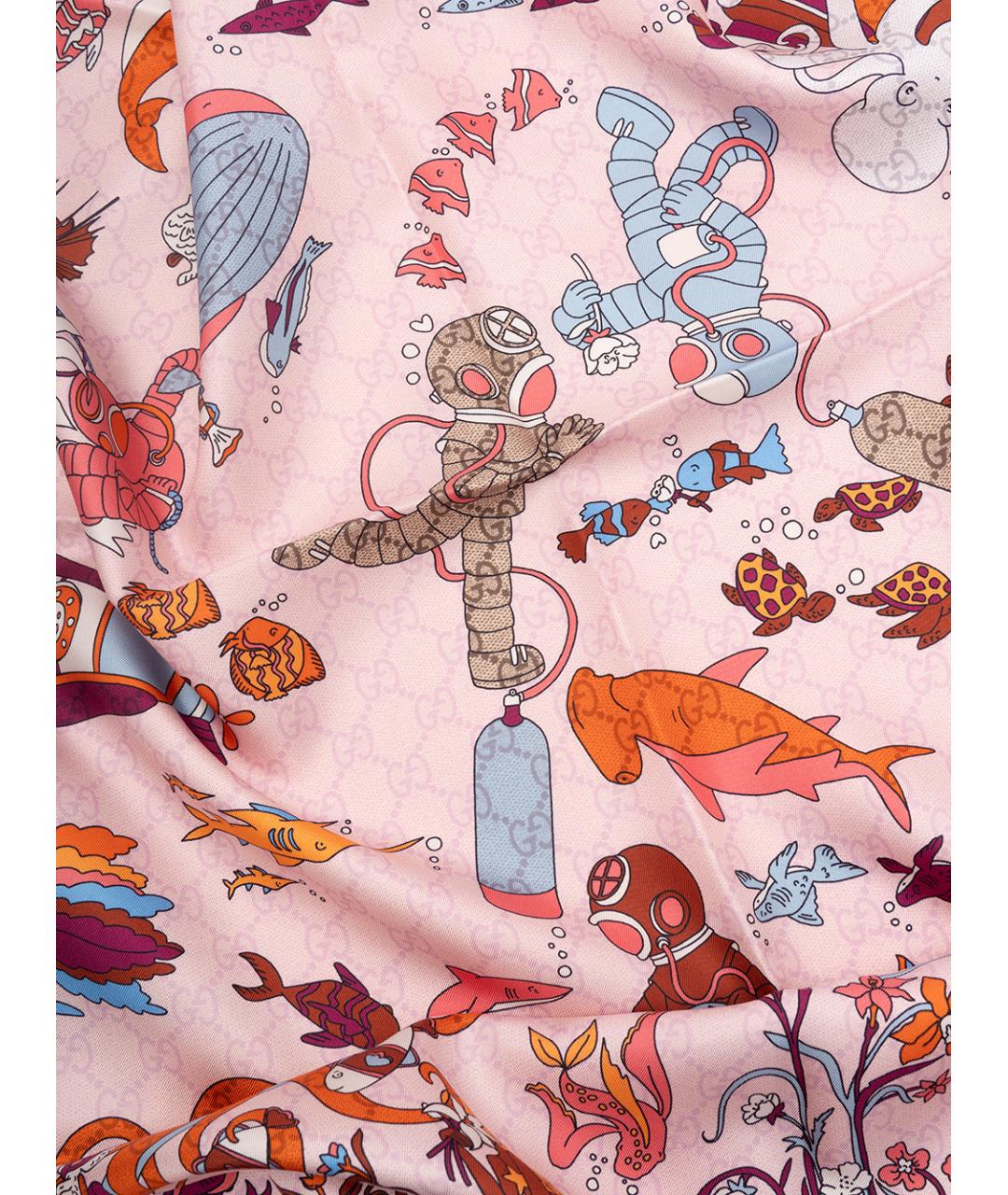GUCCI Мульти шелковый платок, фото 3