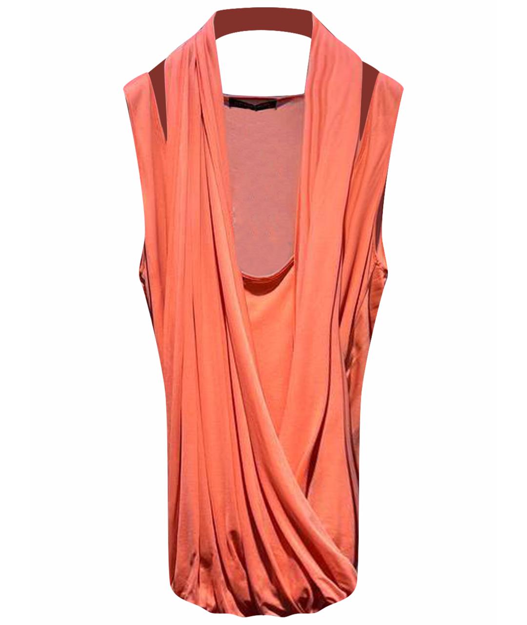 ALEXANDER MCQUEEN Коралловая майка, фото 1