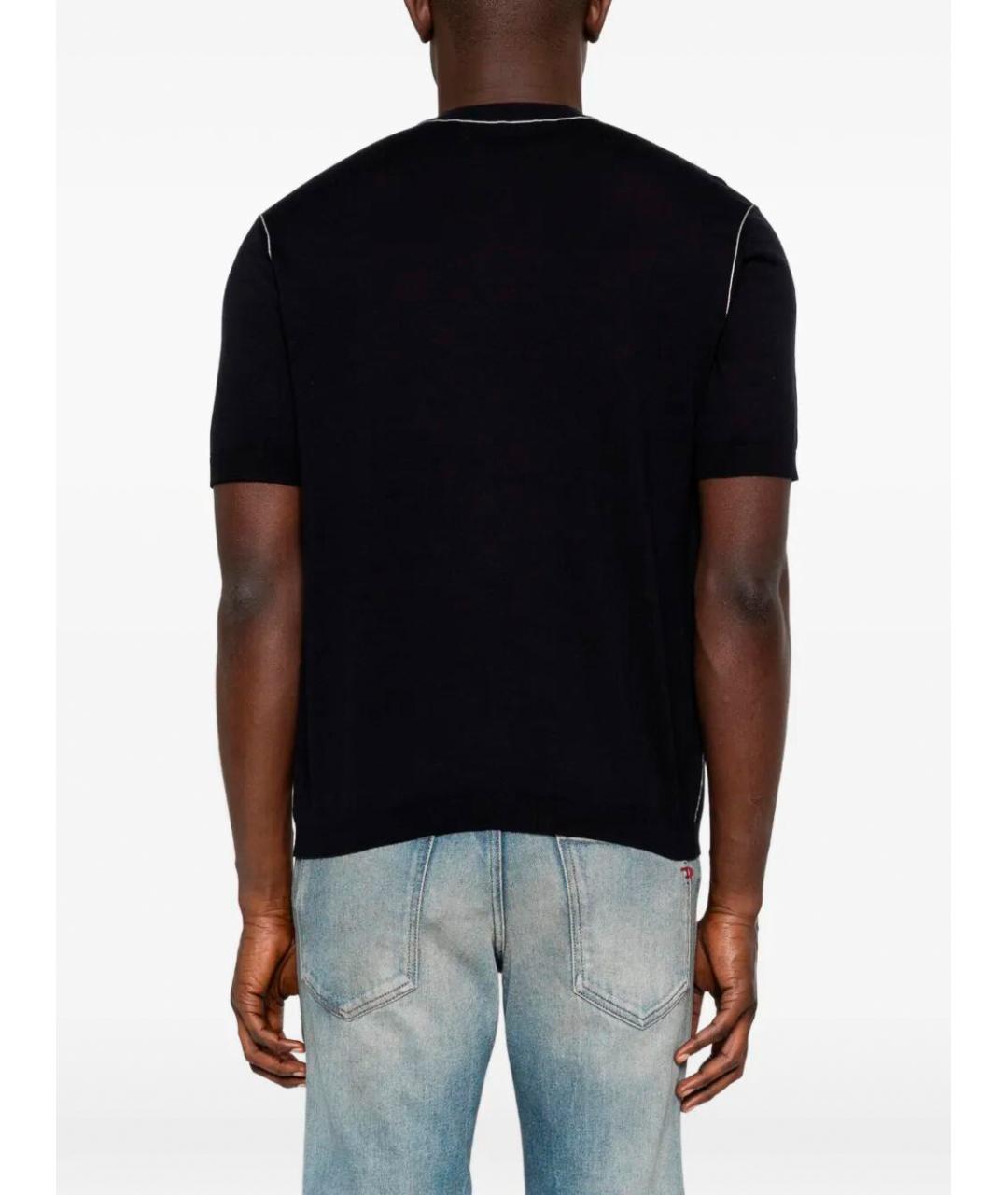 GUCCI Черный шелковый джемпер / свитер, фото 5