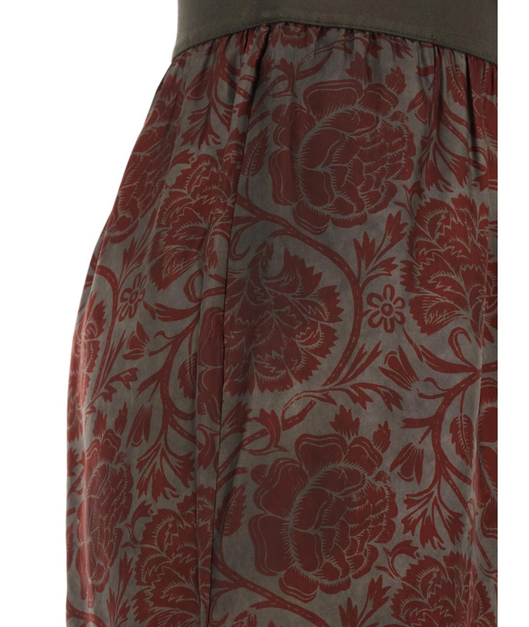 UMA WANG Красные вискозные прямые брюки, фото 3