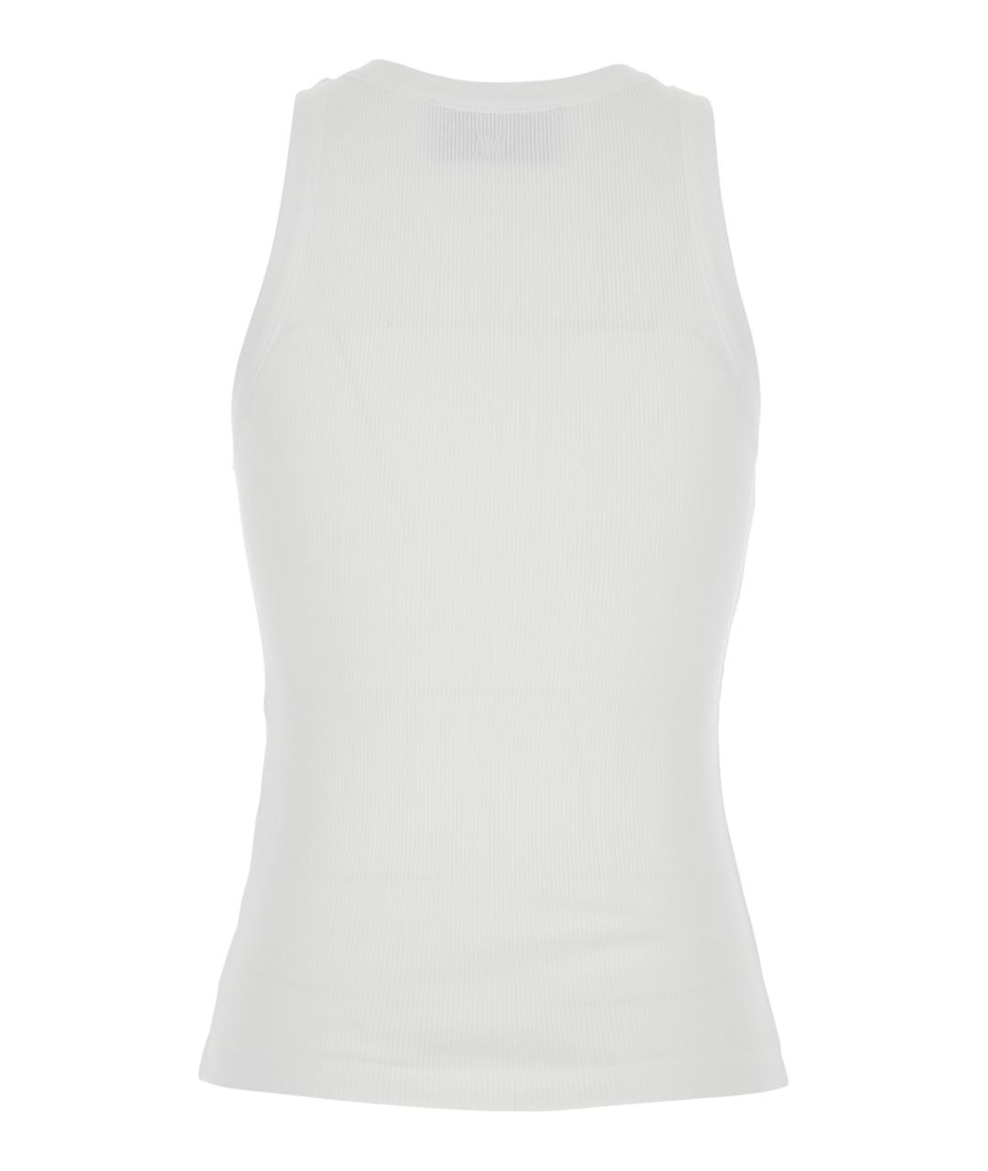 Ami Paris Белая хлопковая майка, фото 2