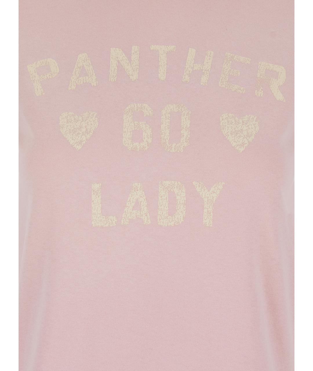 VALENTINO Розовая хлопковая футболка, фото 3